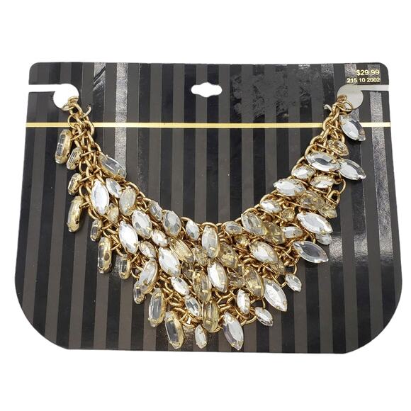 5/10 SALE NWT Vintage style art deco bib necklace - Picture 1 of 3